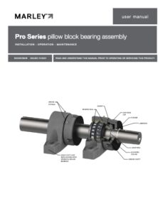 Pro Series Pillow Block Bearing Assembly User Manual