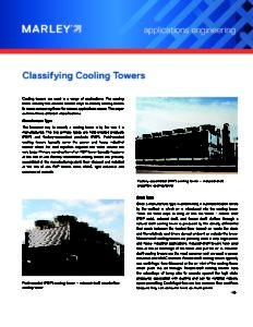 Classifying Cooling Towers