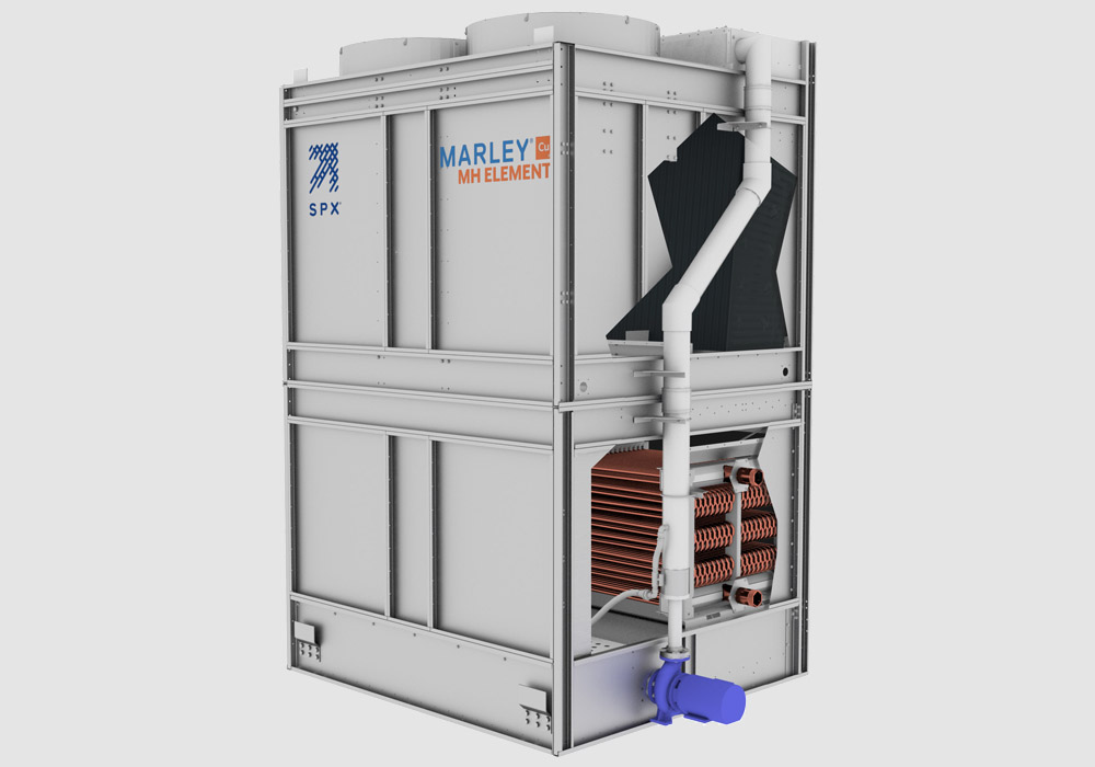 MH Eement Cutaway MH Eement Fluid Cooler Cutaway