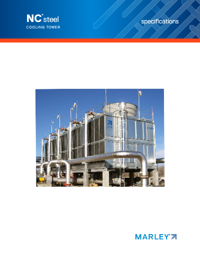 Marley NC Galvanized Steel Crossflow Cooling Tower Specifications