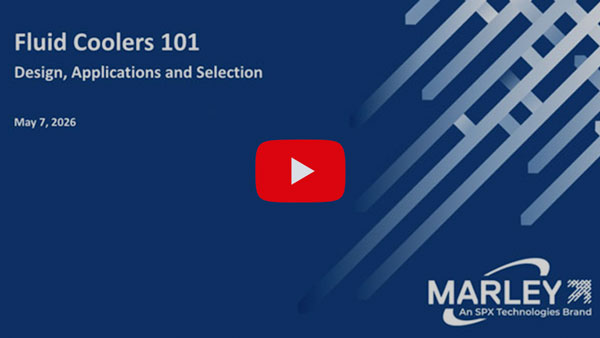 Webinaire - Couverture - Refroidisseurs de fluides - 101 Cooling Tower Sound