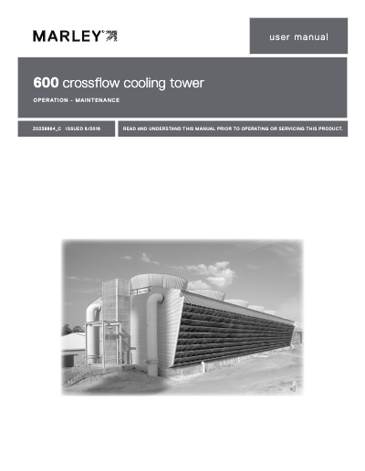 Class 600 Crossflow Cooling Tower Manual