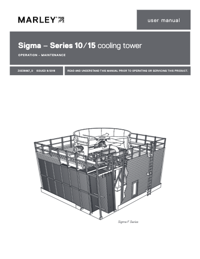 Marley Sigma – Series 10/15 – Cooling Towers User Manual