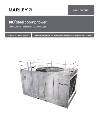 Marley NC Steel Cooling Tower User Manual